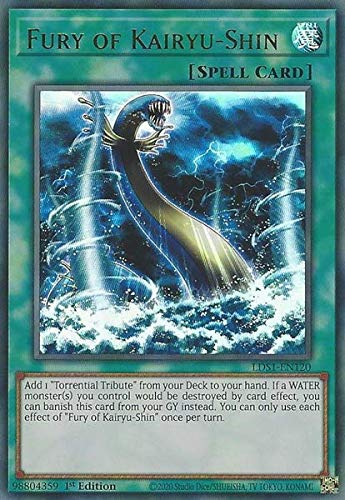 Amazon.com: Fury of Kairyu-Shin - LDS1-EN120 - Ultra Rare - 1st